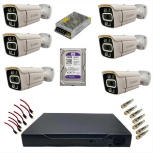 پک 6 دوربین CANON چهار ال ای دی