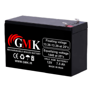 باطری 12 ولت 7.5 آمپر GMK